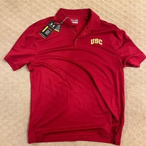 Under Armour Red Performance Polo Shirt